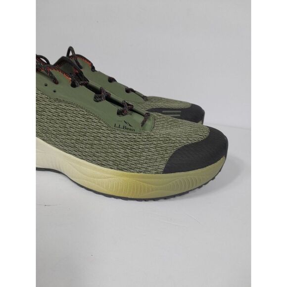 LL Bean Dirigo Lace Up Light Olive Green Lightweight Sneaker Shoes Men 13 M - Picture 8 of 11
